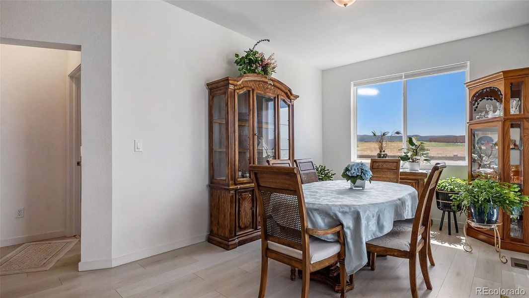 Dining Room w/views