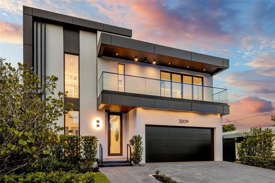 Front exterior of a new home in , Fort Lauderdale, FL, highlighting curb appeal (Image 1). Front exterior of a new home in , Fort Lauderdale, FL, highlighting curb appeal (Image 1).
