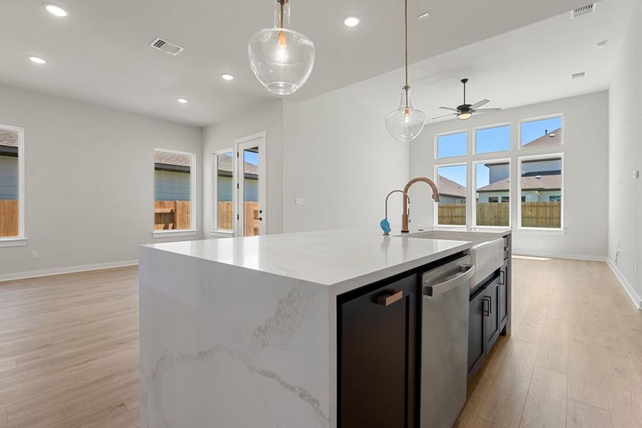 Furnished interior view inside a new home in Lagos Reserve, Manor (Image 9). Furnished interior view inside a new home in Lagos Reserve, Manor (Image 9).