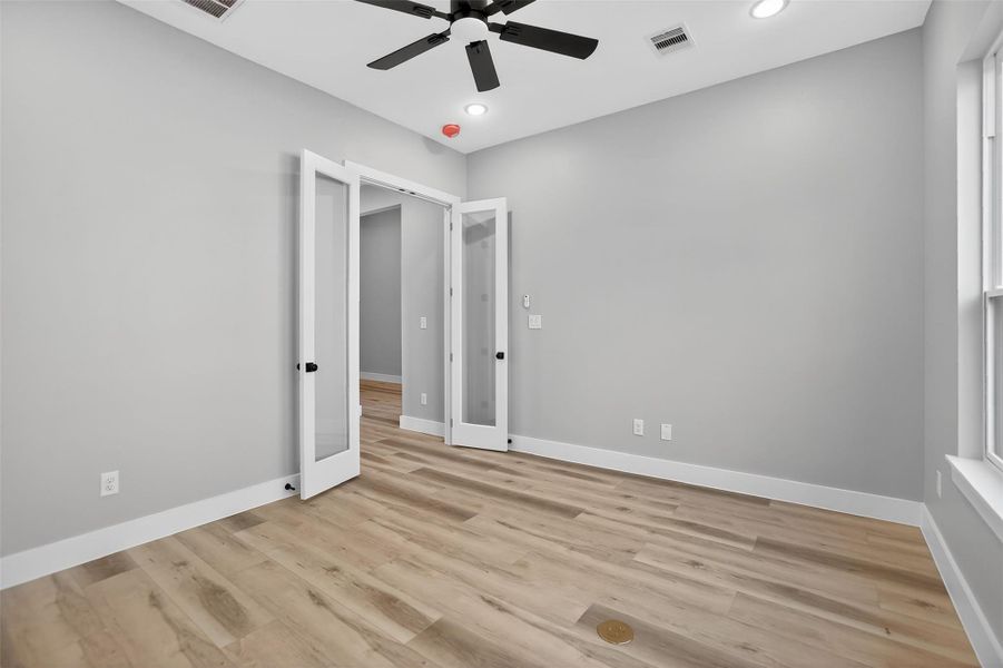 Study, optional 4th bedroom, gym