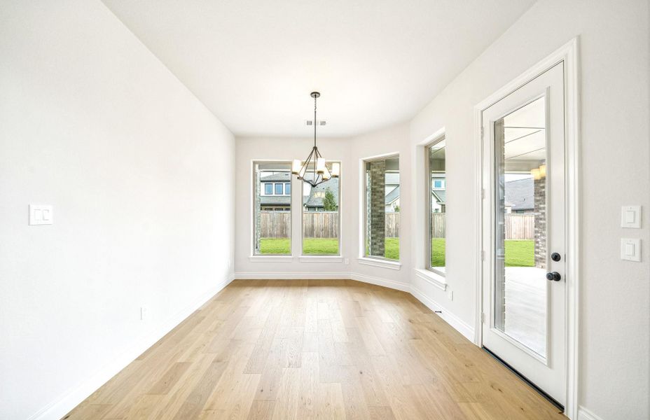 Spacious, unfurnished interior of a new home in Bridgeland 60′, Cypress (Image 37).