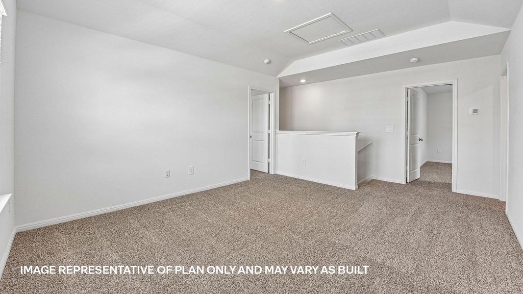 Spacious, unfurnished interior of a new home in Carillon, Manor (Image 31).