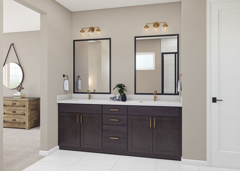 Furnished interior view inside a new home in Sterling Ranch, Littleton (Image 7).