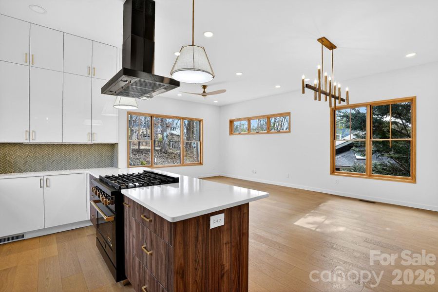 Furnished interior view inside a new home in , Asheville (Image 5).