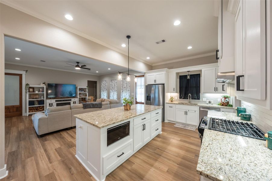 Furnished interior view inside a new home in , Shepherd (Image 6).
