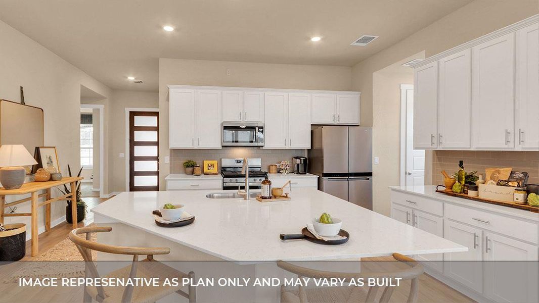 Furnished interior view inside a new home in Rosenbusch Ranch, Leander (Image 15).