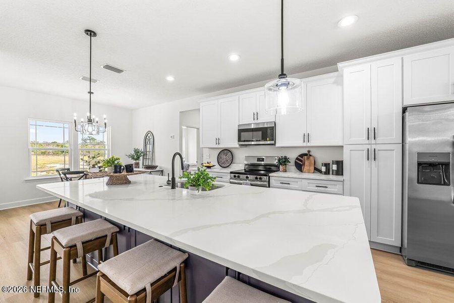Furnished interior view inside a new home in , Keystone Heights (Image 9).