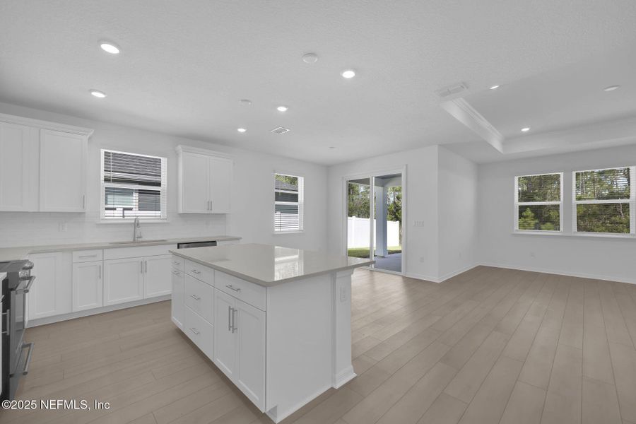 Furnished interior view inside a new home in Bradley Creek, Green Cove Springs (Image 7).