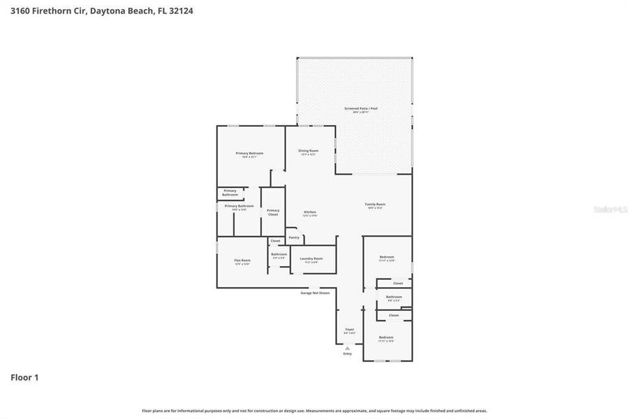 2D floor plan layout of this home in Legends Preserve - Reserve Series, Daytona Beach, FL (Image 4). 2D floor plan layout of this home in Legends Preserve - Reserve Series, Daytona Beach, FL (Image 4).