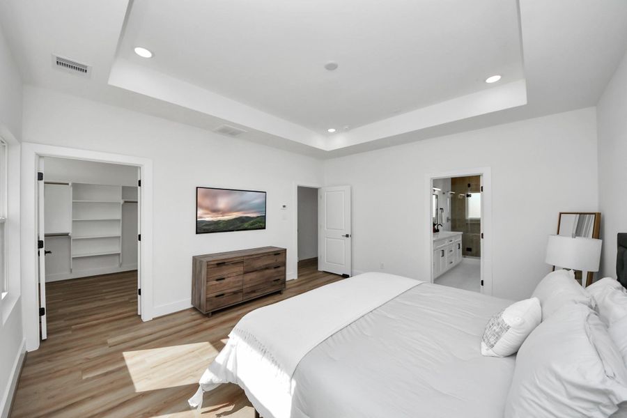 Primary bedroom on the third floor Primary bedroom on the third floor