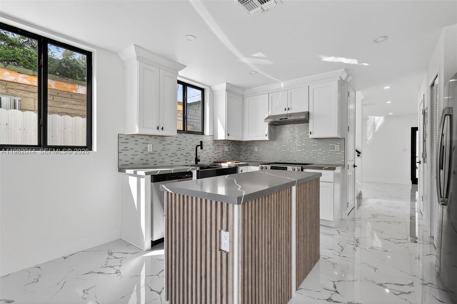 Furnished interior view inside a new home in , Miami (Image 14).