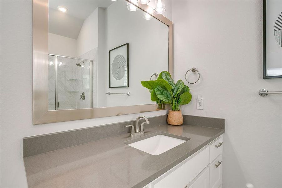 Close-up of interior finishes inside a home in M3 Ranch 60s, Mansfield (Image 20).