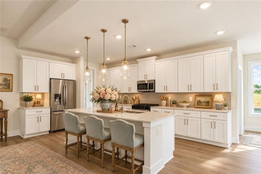 Furnished interior view inside a new home in Bay Creek Overlook, Loganville (Image 17).