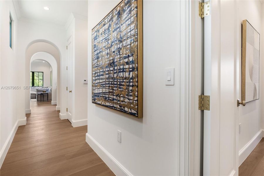 Furnished interior view inside a new home in , Coral Gables (Image 10).