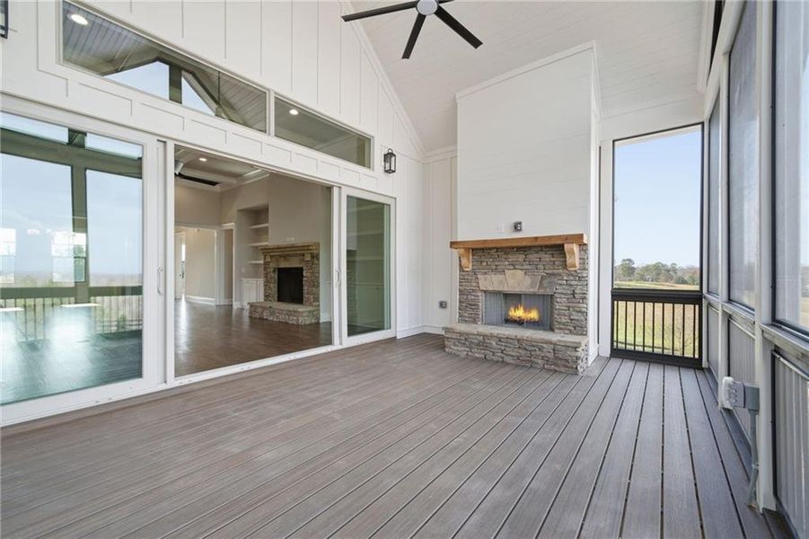 Exterior details and patio area of a home in , Gainesville (Image 47).