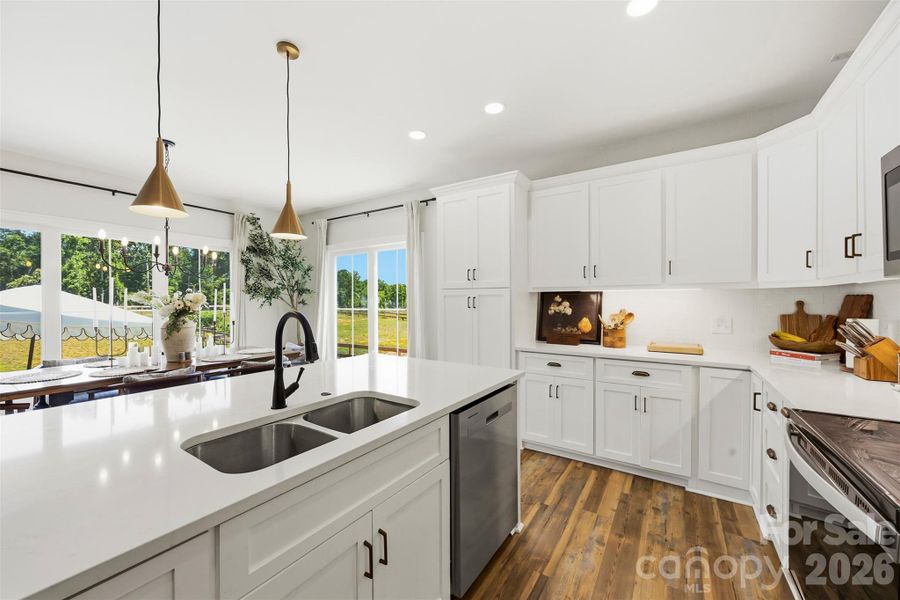 Furnished interior view inside a new home in , Kings Mountain (Image 16).