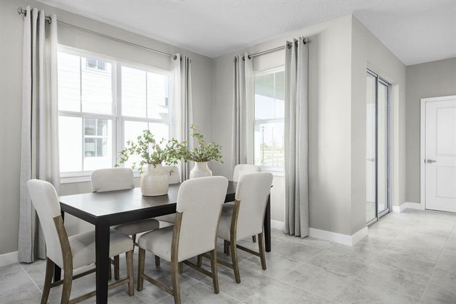 Representative furnished interior of a home built from the Dawson by Ryan Homes in Lake Mattie Preserve Single-Family, Auburndale (Image 8). Representative furnished interior of a home built from the Dawson by Ryan Homes in Lake Mattie Preserve Single-Family, Auburndale (Image 8).