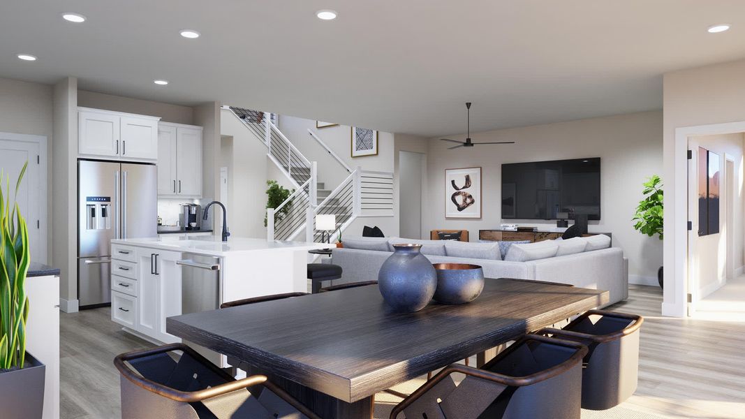 Dining Room | Javen | Sage Collection – Freedom at Anthem in Kyle, TX by Landsea Homes Dining Room | Javen | Sage Collection – Freedom at Anthem in Kyle, TX by Landsea Homes