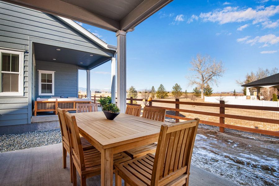 Representative exterior details of a home built from the 3405 by Tri Pointe Homes in Westside Crossing, Berthoud (Image 4). Representative exterior details of a home built from the 3405 by Tri Pointe Homes in Westside Crossing, Berthoud (Image 4).
