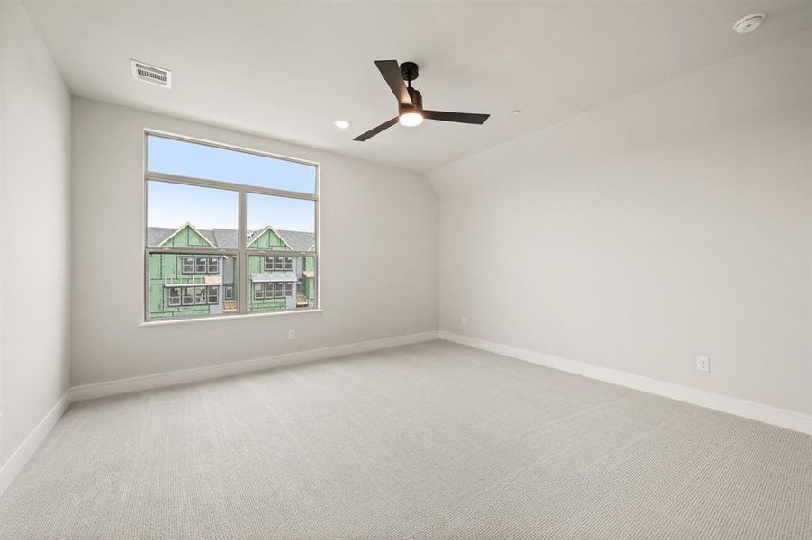 Our wonderful Hogan plan offers to generously sized secondary bedrooms.