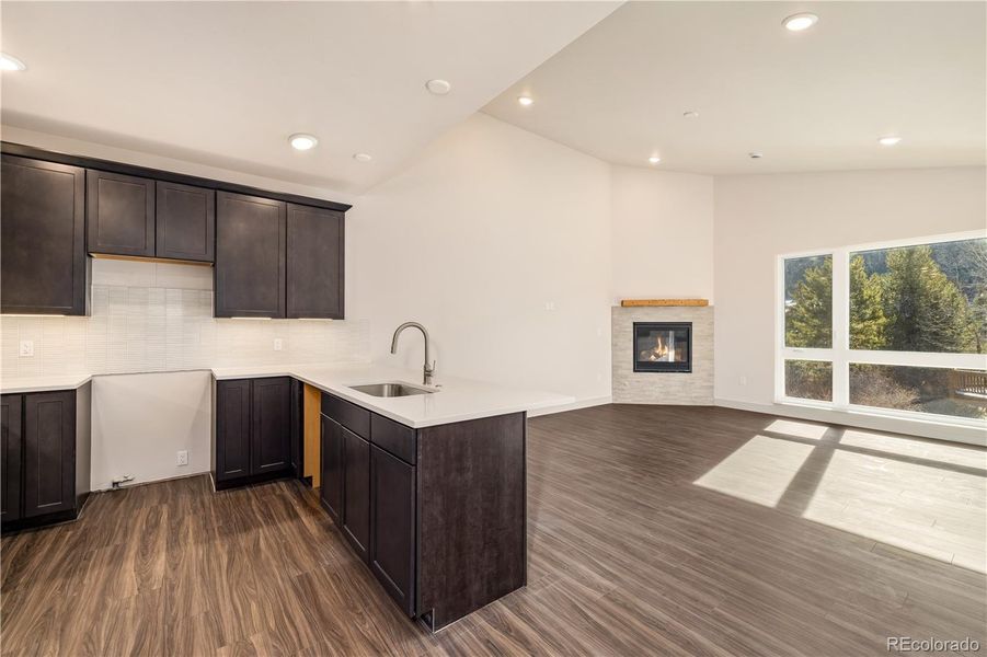 Kitchen. Please note this unit is under construction.