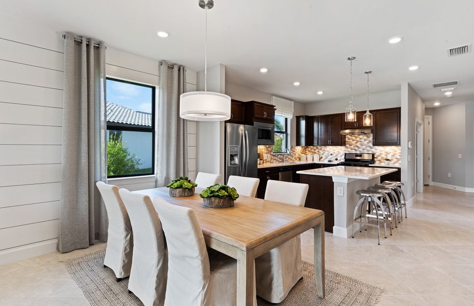 Furnished interior view inside a new home in Talon Preserve on Palmer Ranch, Nokomis (Image 11).