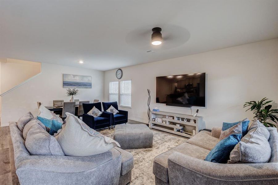 Furnished interior view inside a new home in , Aubrey (Image 37). Furnished interior view inside a new home in , Aubrey (Image 37).