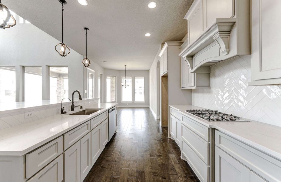 Representative furnished interior of a home built from the 3799 by Ravenna Homes in Artavia 70′, Conroe (Image 13).