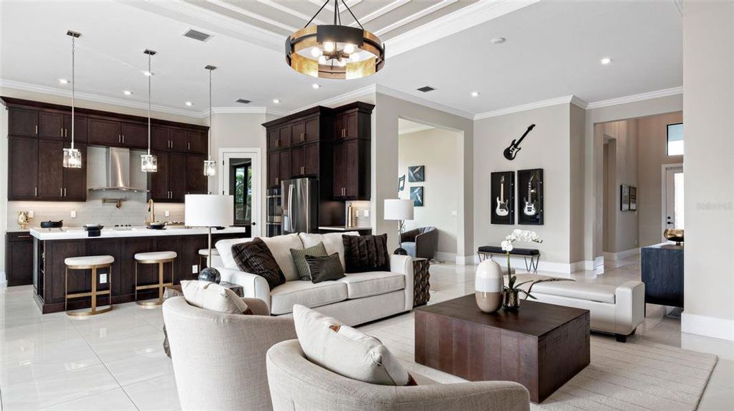 Furnished interior view inside a new home in Cresswind at Lake Harris, Tavares (Image 19). Furnished interior view inside a new home in Cresswind at Lake Harris, Tavares (Image 19).