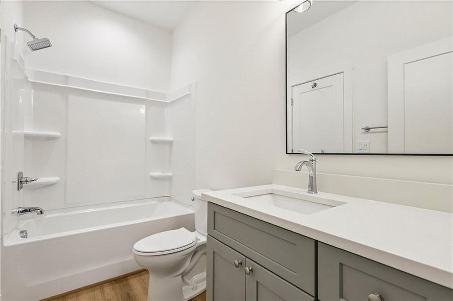 Furnished interior view inside a new home in , Atlanta (Image 32).