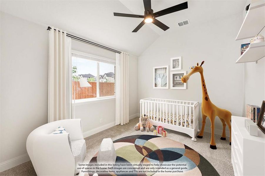 Furnished interior view inside a new home in Parks of Aledo, Aledo (Image 17).