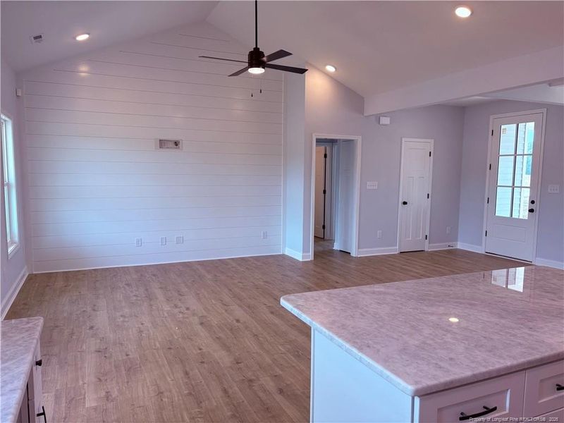Looking from Kitchen to living