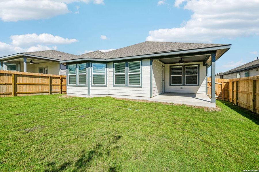 Exterior details and patio area of a home in Stetson Ridge, Marion (Image 4).