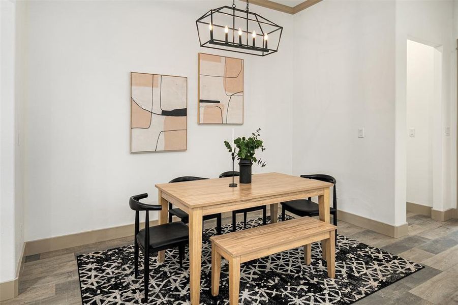 Furnished interior view inside a new home in , Star Harbor (Image 7).