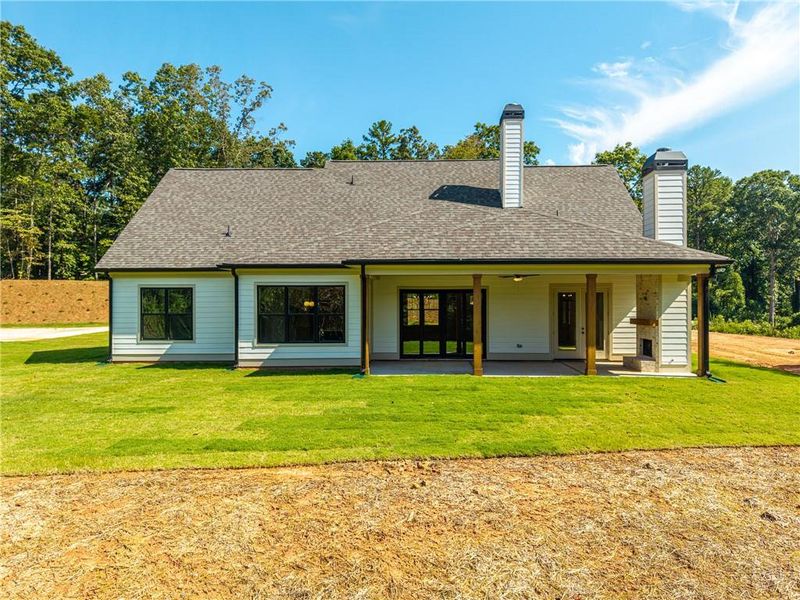 Exterior details and patio area of a home in , Ellijay (Image 3). Exterior details and patio area of a home in , Ellijay (Image 3).