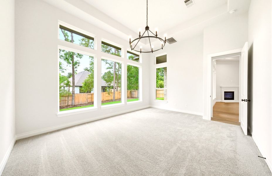 Spacious, unfurnished interior of a new home in Bridgeland 50′, Cypress (Image 38). Spacious, unfurnished interior of a new home in Bridgeland 50′, Cypress (Image 38).