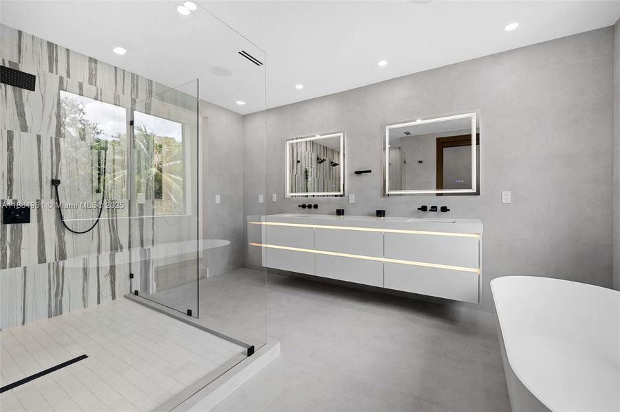 Furnished interior view inside a new home in , Miami (Image 11). Furnished interior view inside a new home in , Miami (Image 11).