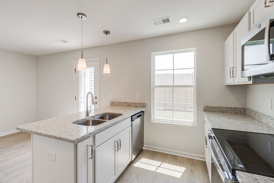 Furnished interior view inside a new home in Astoria, Columbia (Image 9).