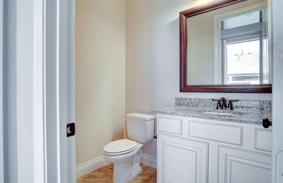 Representative furnished interior of a home built from the 3710 by Ravenna Homes in Artavia 70′, Conroe (Image 5).