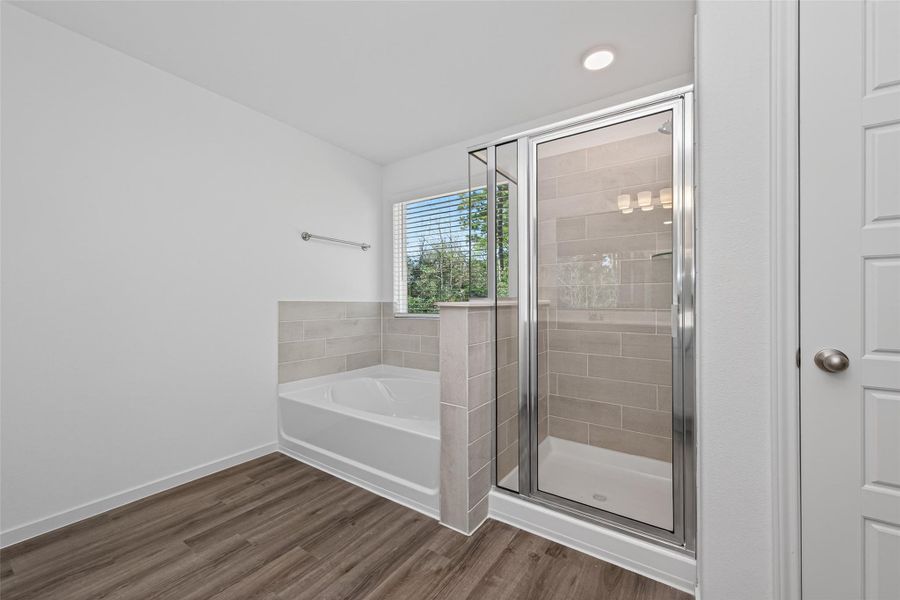 Furnished interior view inside a new home in Enclave at Willis, Willis (Image 17).