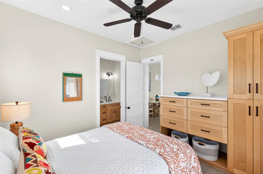 Furnished interior view inside a new home in , Port Aransas (Image 4).