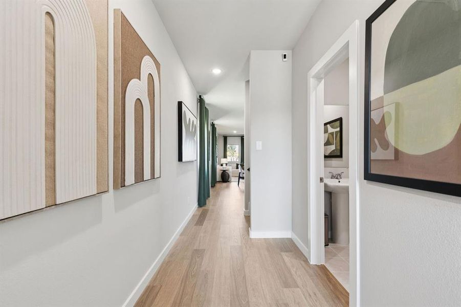 Furnished interior view inside a new home in Eastridge, McKinney (Image 18).