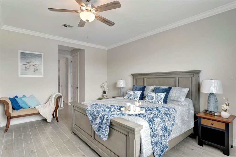 Furnished interior view inside a new home in , Nokomis (Image 12).