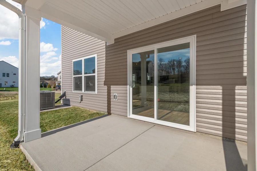 The Beverly A Outdoor Living Area