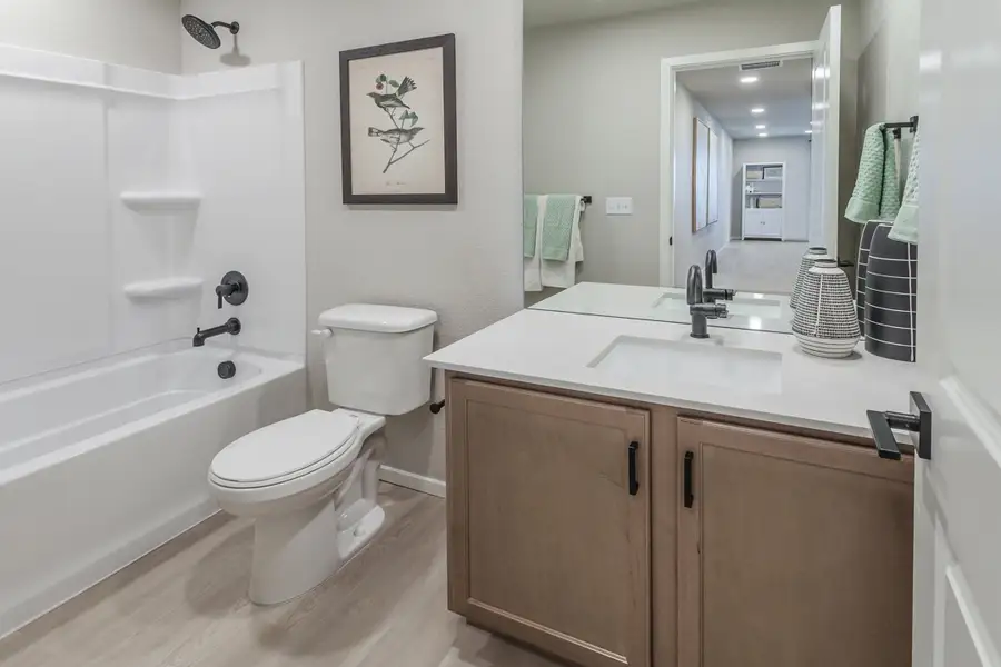 Representative furnished interior of a home built from the Clemens by Hartford Homes in Bloom, Fort Collins (Image 47).