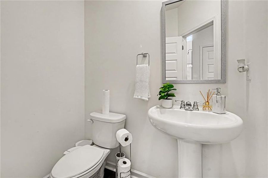 Furnished interior view inside a new home in Preserve at Dove Creek, Statham (Image 6).