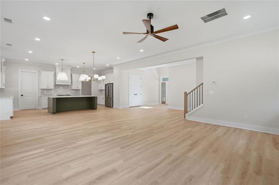 Spacious, unfurnished interior of a new home in , White (Image 18).