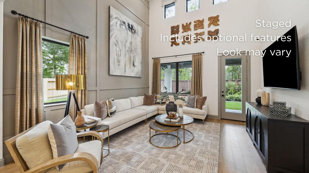 Furnished interior view inside a new home in , Magnolia (Image 6). Furnished interior view inside a new home in , Magnolia (Image 6).