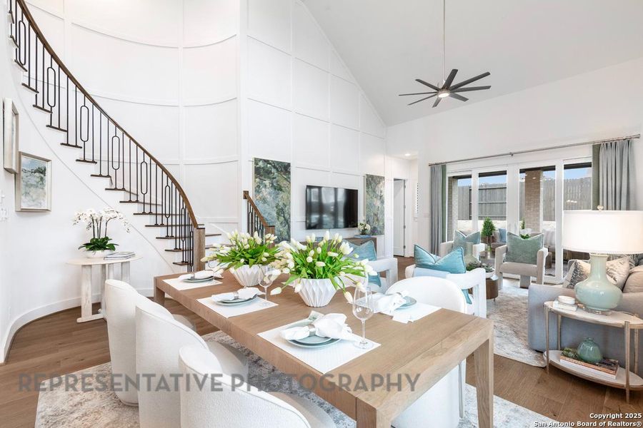 Furnished interior view inside a new home in Weston Oaks, San Antonio (Image 12). Furnished interior view inside a new home in Weston Oaks, San Antonio (Image 12).