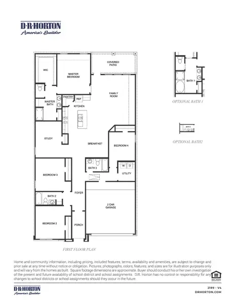 2D floor plan layout of this home in Westland Ranch 50' Homesites, League City, TX (Image 2).